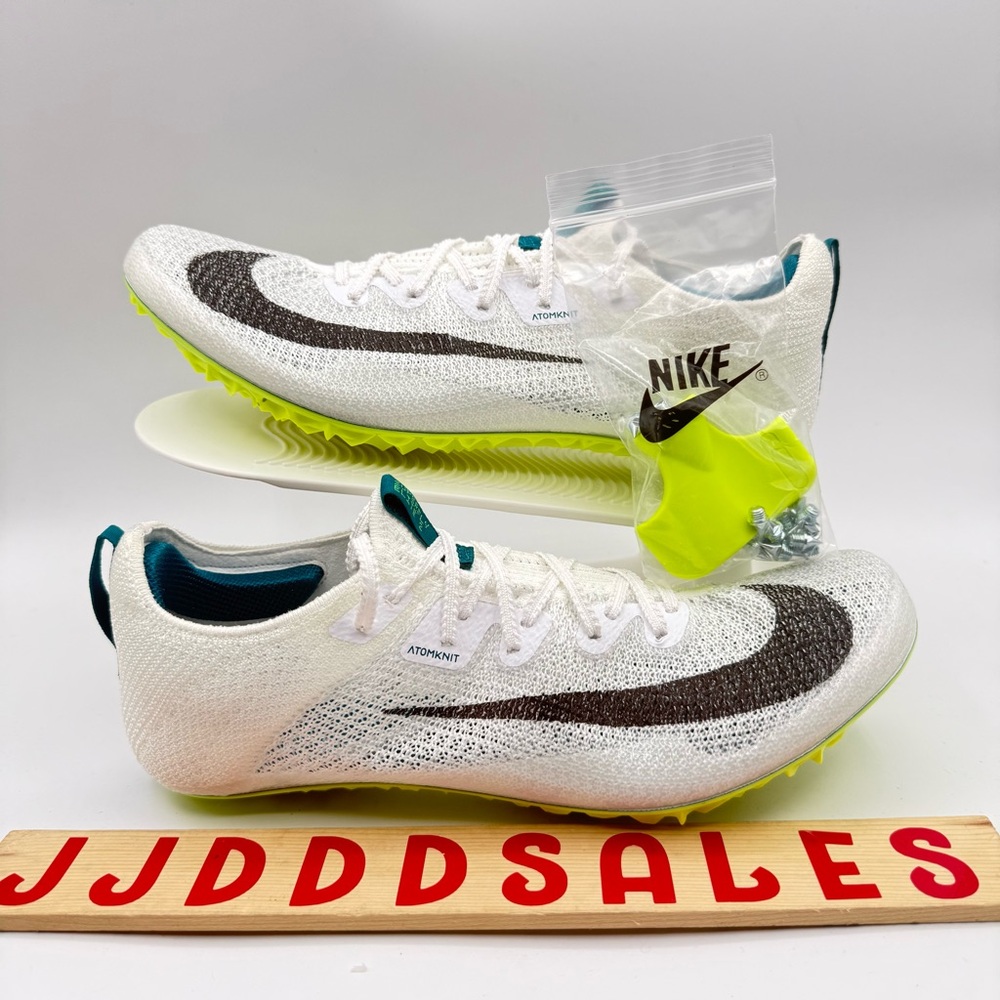 Nike Zoom Superfly Elite 2 Track Spikes White Spruce FZ9662-100 Men’s Sizes NEW